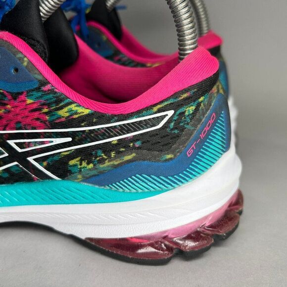 Asics GT-1000 v11 Running Shoes Women's 7 Colorful Athletic Training Sneakers - Picture 5 of 13